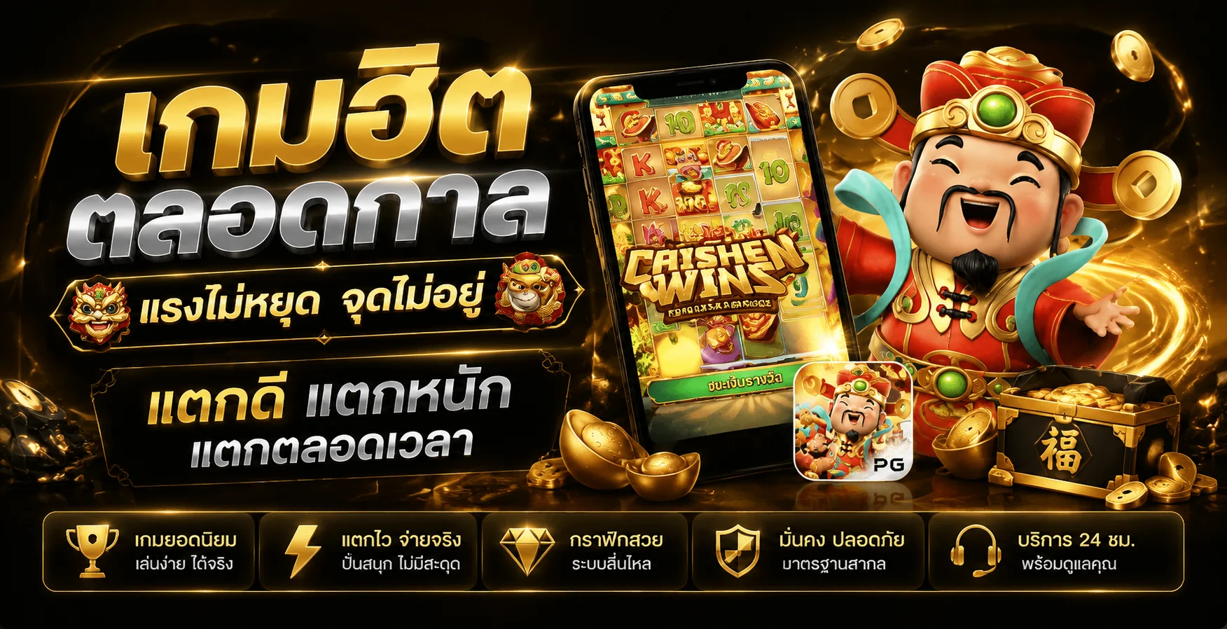 ทดลองเล่นสล็อตฟรี UFA24MAX ไม่ต้องฝากเงิน